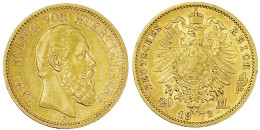 20 Mark 1873 F. Sehr Schön/vorzüglich. Jaeger 290. - 5, 10 & 20 Mark Oro