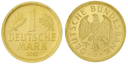 2001 J. 12 G. Feingold. In Nicht Zugehöriger Kapsel. Stempelglanz. Jaeger 481. - Germany