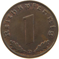 DRITTES REICH PFENNIG 1939 D  #a067 0183 - 1 Reichspfennig