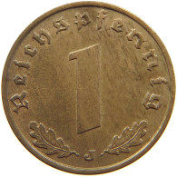 DRITTES REICH PFENNIG 1938 J  #a096 0039 - 1 Reichspfennig