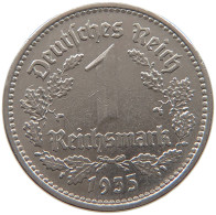 DRITTES REICH MARK 1935 A J.354 #a080 0201 - 1 Reichsmark