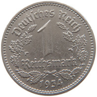 DRITTES REICH MARK 1934 J J.354 #a086 1029 - 1 Reichsmark