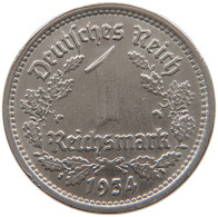 DRITTES REICH MARK 1934 G J.354 #a072 0279 - 1 Reichsmark