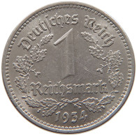DRITTES REICH MARK 1934 F J.354 #c016 0061 - 1 Reichsmark