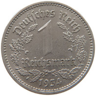 DRITTES REICH MARK 1934 F J.354 #c020 0129 - 1 Reichsmark