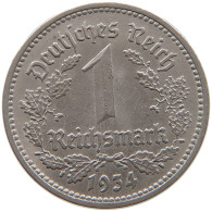 DRITTES REICH MARK 1934 D J.354 #a072 0287 - 1 Reichsmark