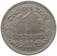 DRITTES REICH MARK 1934 A J.354 #s072 0607 - 1 Reichsmark
