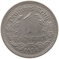 DRITTES REICH MARK 1934 A J.354 #a086 1005 - 1 Reichsmark