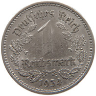 DRITTES REICH MARK 1934 A J.354 #a072 0271 - 1 Reichsmark