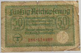 DRITTES REICH 50 PFENNIG   #alb016 0605 - 5 Reichsmark