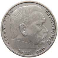 DRITTES REICH 5 MARK 1936 A  #a063 0709 - 5 Reichsmark