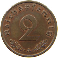 DRITTES REICH 2 PFENNIG 1939 A  #a075 0453 - 2 Reichspfennig