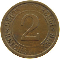 DRITTES REICH 2 PFENNIG 1936 D WEAK STRUCK #a074 0597 - 2 Reichspfennig