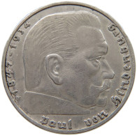 DRITTES REICH 2 MARK 1937 F  #a082 0373 - 2 Reichsmark