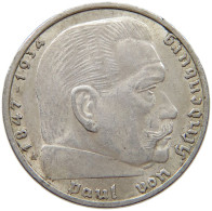 DRITTES REICH 2 MARK 1937 A  #s074 0453 - 2 Reichsmark