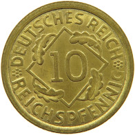 DRITTES REICH 10 PFENNIG 1935  #t159 0017 - 10 Reichspfennig