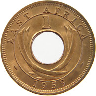 EAST AFRICA CENT 1959 KN Elizabeth II. (1952-2022) #s023 0351 - Africa Orientale E Protettorato D'Uganda