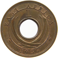 EAST AFRICA CENT 1957 Elizabeth II. (1952-2022) #c019 0307 - Africa Orientale E Protettorato D'Uganda