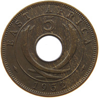 EAST AFRICA 5 CENTS 1952 George VI. (1936-1952) #a011 0341 - Ostafrika Und Herrschaft Von Uganda