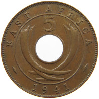 EAST AFRICA 5 CENTS 1941 George VI. (1936-1952) #c012 0363 - Africa Orientale E Protettorato D'Uganda