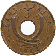 EAST AFRICA 5 CENTS 1942 George VI. (1936-1952) #a095 0139 - East Africa & Uganda Protectorates