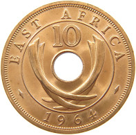 EAST AFRICA 10 CENTS 1964 H Elizabeth II. (1952-2022) #s046 0061 - Oost-Afrika & Protectoraat Van Uganda