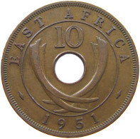 EAST AFRICA 10 CENTS 1951 George VI. (1936-1952) #c079 0665 - East Africa & Uganda Protectorates