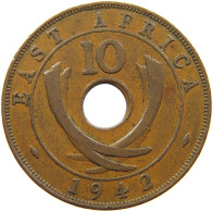 EAST AFRICA 10 CENTS 1942 George VI. (1936-1952) #c079 0661 - Oost-Afrika & Protectoraat Van Uganda