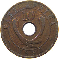 EAST AFRICA 10 CENTS 1933 George V. (1910-1936) #c079 0657 - Ostafrika Und Herrschaft Von Uganda