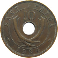 EAST AFRICA 10 CENTS 1924 George V. (1910-1936) #c034 0573 - Ostafrika Und Herrschaft Von Uganda