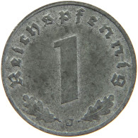 DRITTES REICH PFENNIG 1942 J  #a086 0419 - 1 Reichspfennig