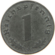 DRITTES REICH PFENNIG 1942 J  #a086 0385 - 1 Reichspfennig