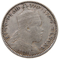 ETHIOPIA GERSH 1891  #t123 0257 - Ethiopië