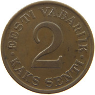 ESTONIA 2 SENTI 1934  #c011 0195 - Estonia