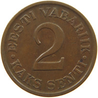 ESTONIA 2 SENTI 1934  #c007 0109 - Estonia