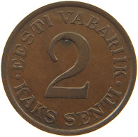 ESTONIA 2 SENTI 1934  #c005 0313 - Estonie