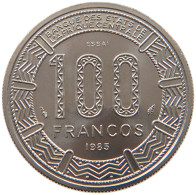 EQUATORIAL GUINEA 100 FRANCS 1985 ESSAI  #t084 0071 - Equatorial Guinea