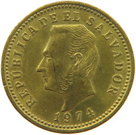 EL SALVADOR 3 CENTAVOS 1974  #s022 0253 - El Salvador