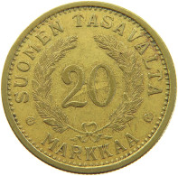 FINLAND 20 MARKKAA 1934  #c059 0199 - Finland