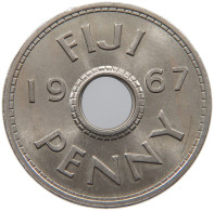 FIJI PENNY 1967 Elizabeth II. (1952-2022) #c010 0173 - Fidschi