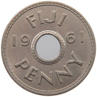 FIJI PENNY 1961 Elizabeth II. (1952-2022) #c010 0163 - Fidji