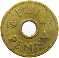 FIJI PENNY 1942 Elizabeth II. (1952-2022) #a074 0049 - Fiji