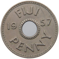 FIJI PENNY 1957 Elizabeth II. (1952-2022) #c010 0169 - Fidschi