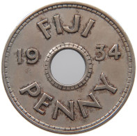 FIJI PENNY 1934 George V. (1910-1936) #a072 0089 - Figi