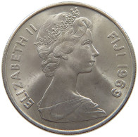 FIJI 10 CENTS 1969 Elizabeth II. (1952-2022) #s065 0377 - Fidschi