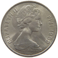 FIJI 10 CENTS 1969 Elizabeth II. (1952-2022) #s065 0375 - Fiji