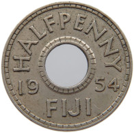 FIJI 1/2 PENNY 1954 Elizabeth II. (1952-2022) #s040 0251 - Fiji