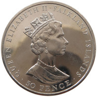 FALKLAND ISLANDS 50 PENCE 1997 Elizabeth II. (1952-) #s023 0445 - Malvinas