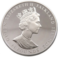 FALKLAND ISLANDS 25 POUNDS 1985 Elizabeth II. (1952-2022) #tm6 0093 - Malvinas