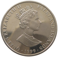 FALKLAND ISLANDS 2 POUNDS 1999 Elizabeth II. (1952-) #s034 0015 - Falkland Islands